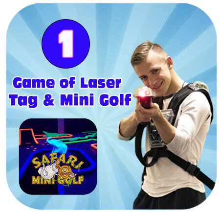 Add Laser Tag and Mini Golf For Kids during Axe Session