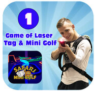 Add Laser Tag and Mini Golf For Kids during Axe Session - $8.00 + tax each