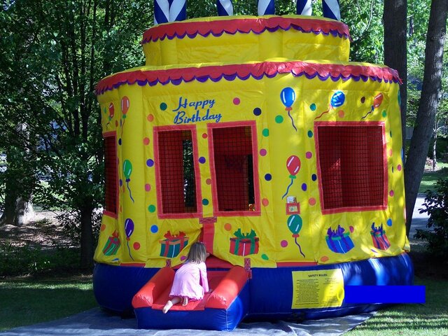 Birthday Cake Bounce House for Party