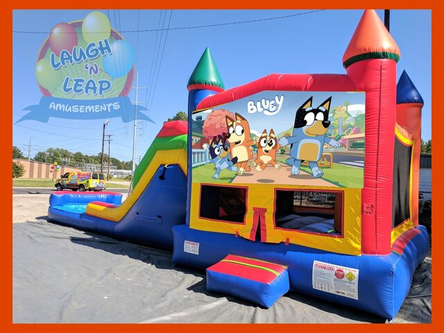 Bluey Bouncy House with Slide