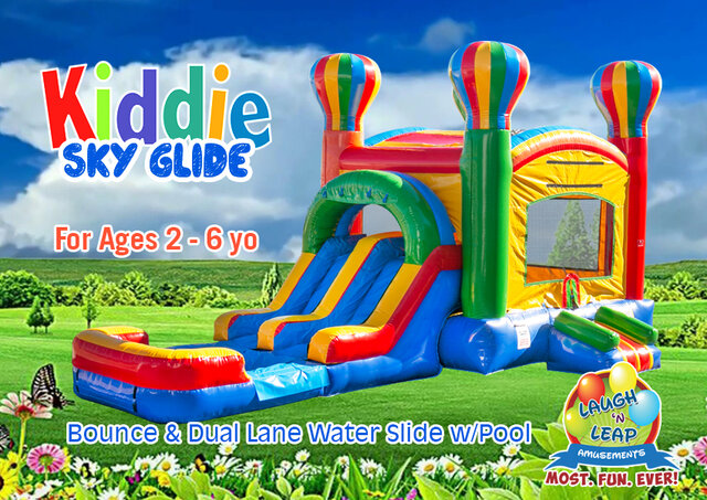 Toddler Bouncy House Water Slide Combo