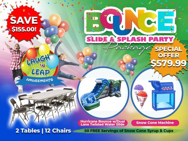 Bounce, Slide, & Splash Party Package