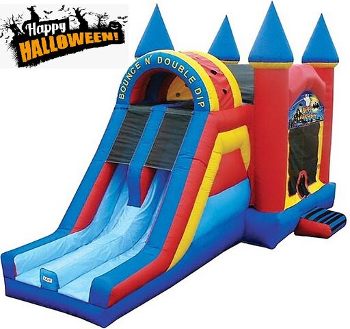Halloween Bounce & Slide Combo