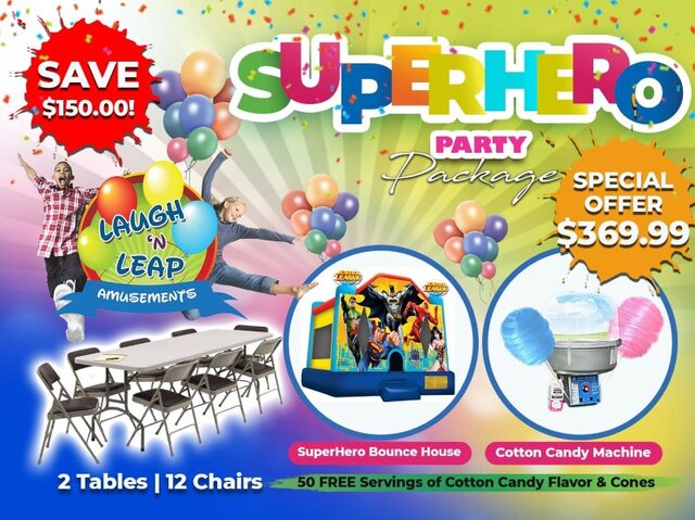 Super Hero Party Package