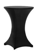 Cocktail Table Linen - Black Spandex