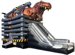 T-Rex Dinosaur Bounce House & Slide