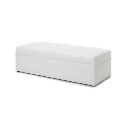 White Bench Ottoman