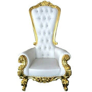 White Throne Chair