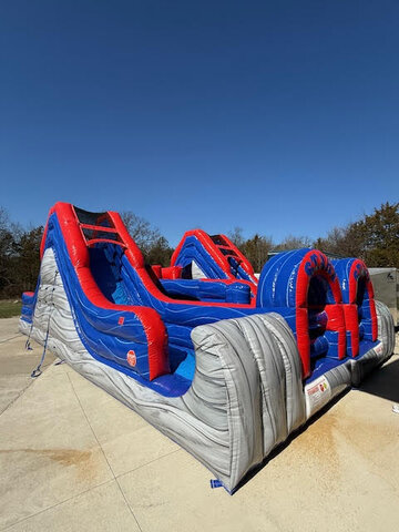 Marble Dual Lane Obstacle Course