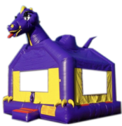 Purple Dino Bounce House