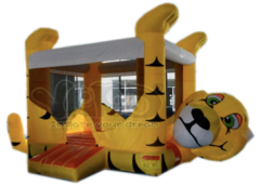 Black and Gold Tiger Bounce House