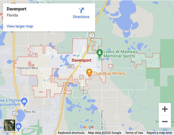 davenport delivery area davenport delivery area