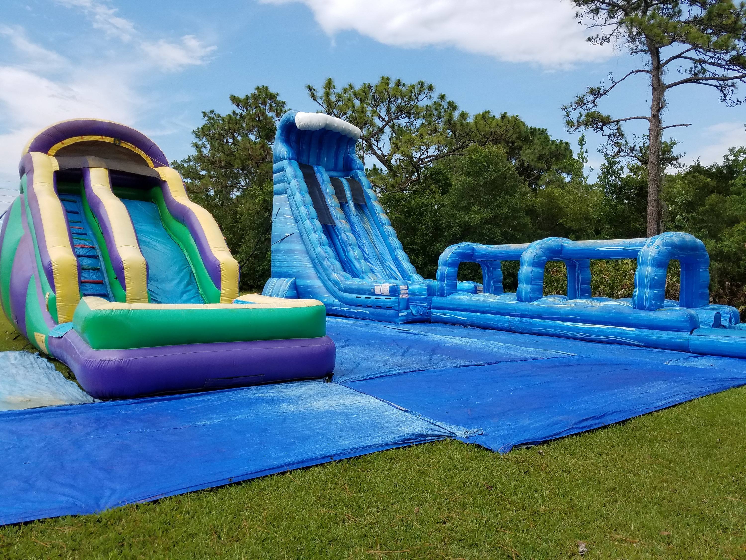 inflatable water slides