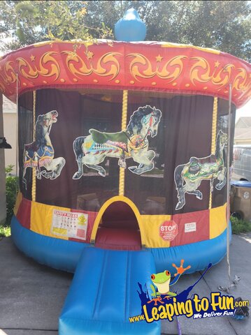 Carousel Circus Bounce House 