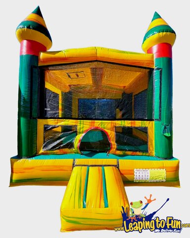 MOD Fiesta Bounce House w. Basketball Hoop (Brand New) 