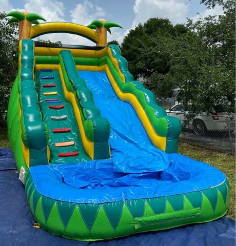 16 Ft Inflatable Tropical Water Slide Kissimmee Fl