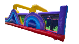 35' Rainbow Obstacle Course (Dry) New 2024