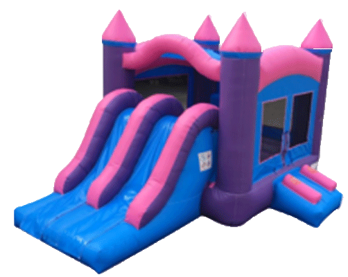 Pink Kids  Bouncer/Slide  Combo 