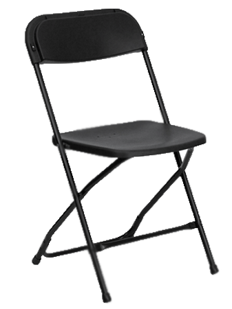 Folding Chairs  (Black)