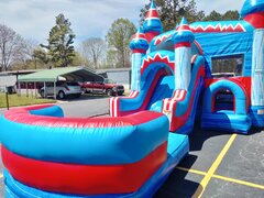 Bounce house with Dry Slide