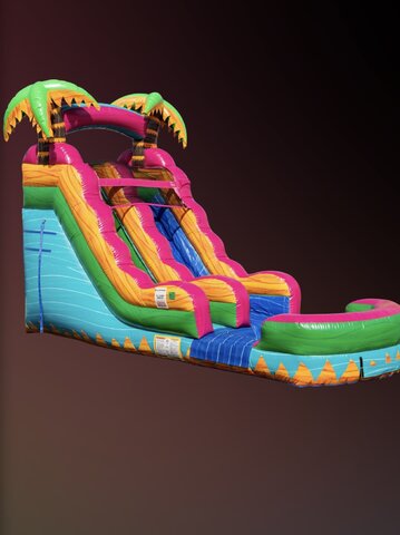 Teal 15' Waterslide