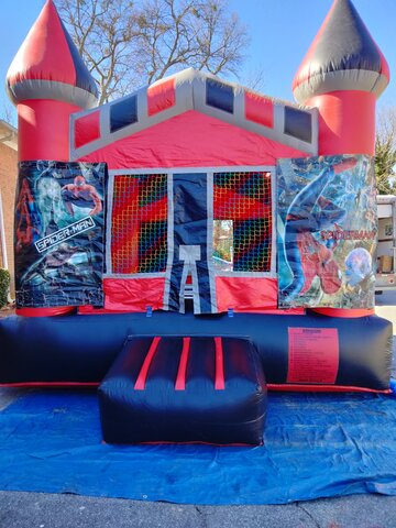 Spiderman bounce house