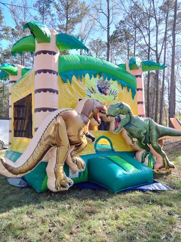 Dinosaur bounce house