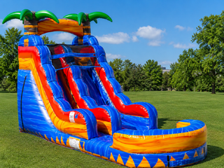Tropical Rush 15' Waterslide