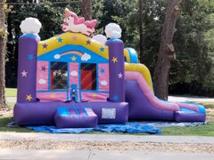 Unicorn Dry Mini Slide bounce house