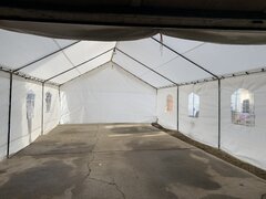 Tent 20x30ft Package includes 6 tables 50 chairs. 