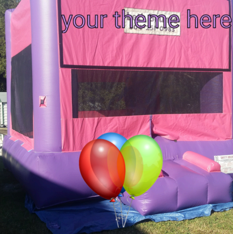 Deluxe Bounce House With (2) Goals/ Pink