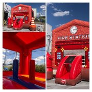 Fire Station Deluxe Bounce House