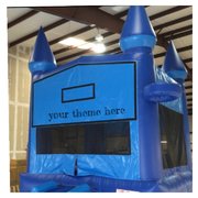 Deluxe Bounce House With (2) Goals/ Blue