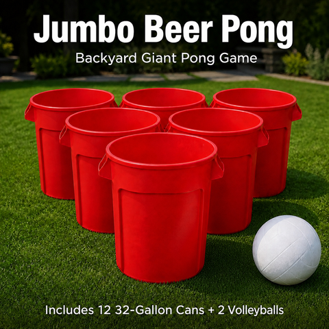 Jumbo Beer Pong / Backyard Giant Pong Game