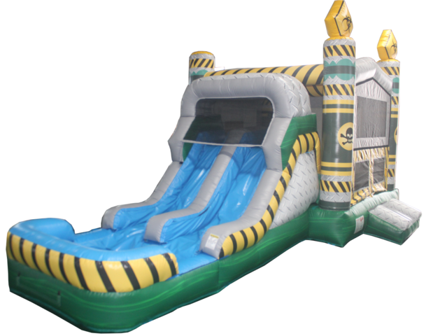 Toxic Bouncer with Wet/Dry Slide