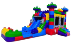 Lego Blocks Two-Lane Bounce & Slide Wet/Dry