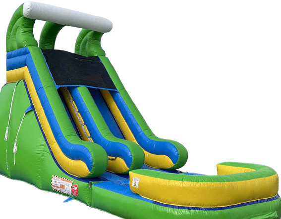16' Green water slide