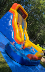 20' Curve Water Slide