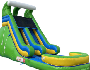 16' Green water slide