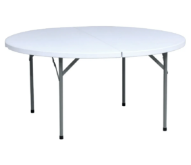 60" Round Plastic Table