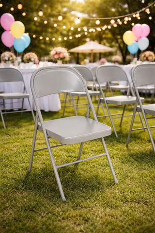 Grey or Black Folding chairs