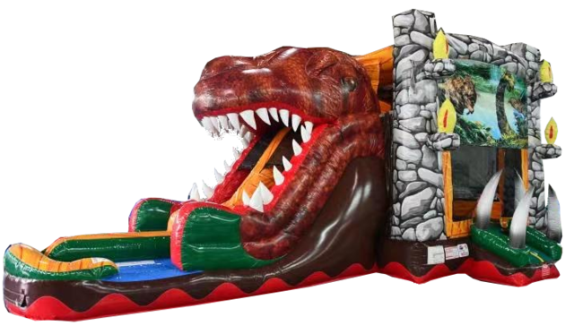 Rad-Rex Combo Bounce House Wet/Dry