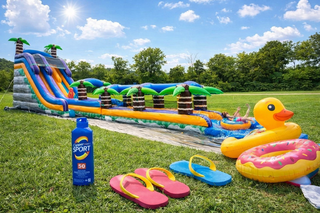 22Ft Paradise Falls Double Lane Slide 