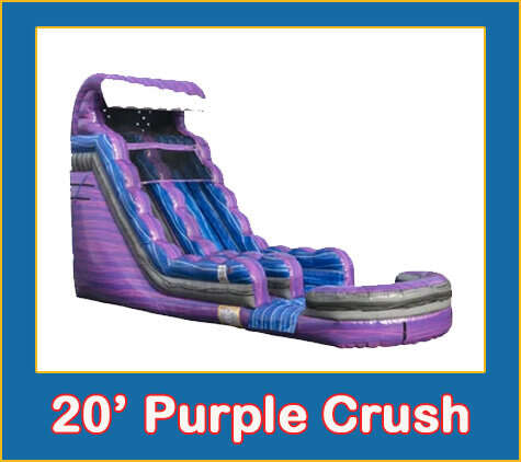 purple crush water slide rentals in Sarasota