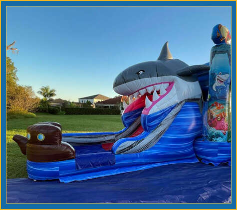 Shark Birthday Party Bounce House Rental