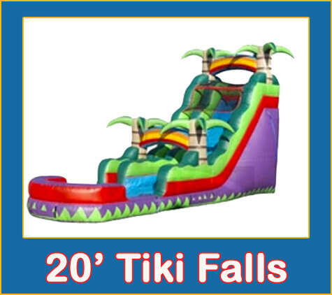Tiki Falls water slide rentals in Sarasota