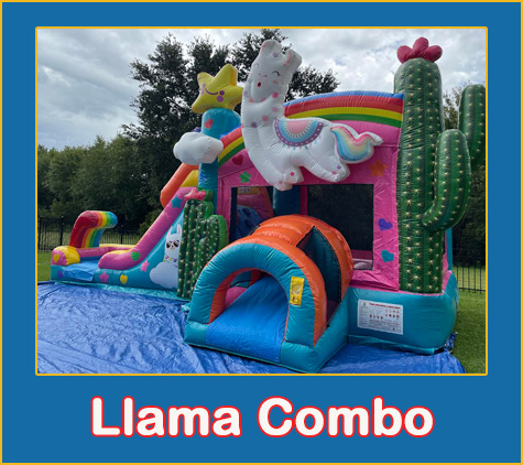 Llama Combo Bounce House Rental Sarasota 