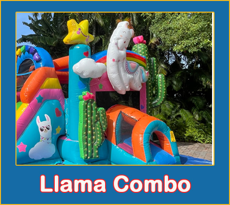 Llama Combo Bounce House Rental Sarasota Bradenton