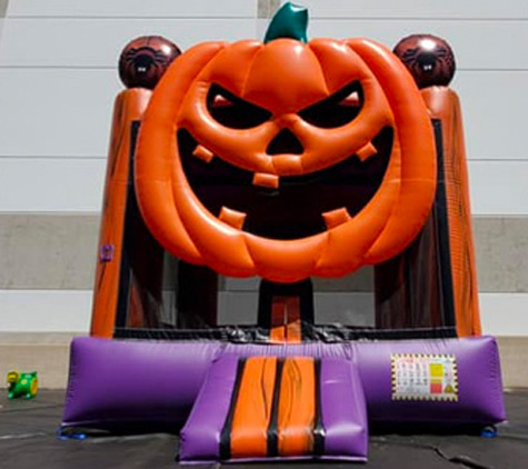 Pumpkin Bounce House Rental From Lets Jump Events
