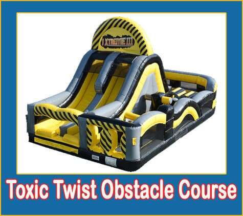 Sarasota Toxic Twist Obstacle Course Bounce House